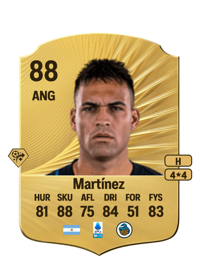 Lautaro Martínez card