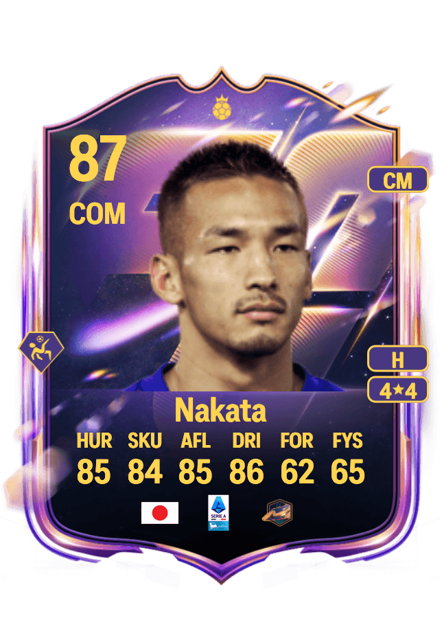 Hidetoshi Nakata card