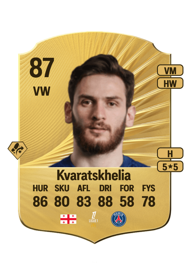 Khvicha Kvaratskhelia card