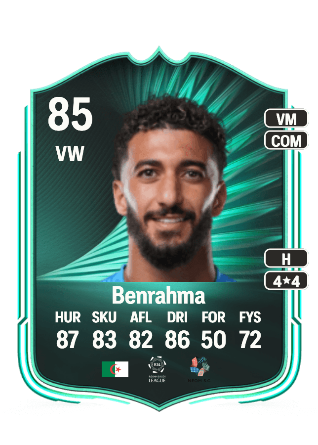 Saïd Benrahma card