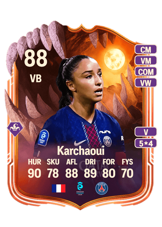 Sakina Karchaoui card