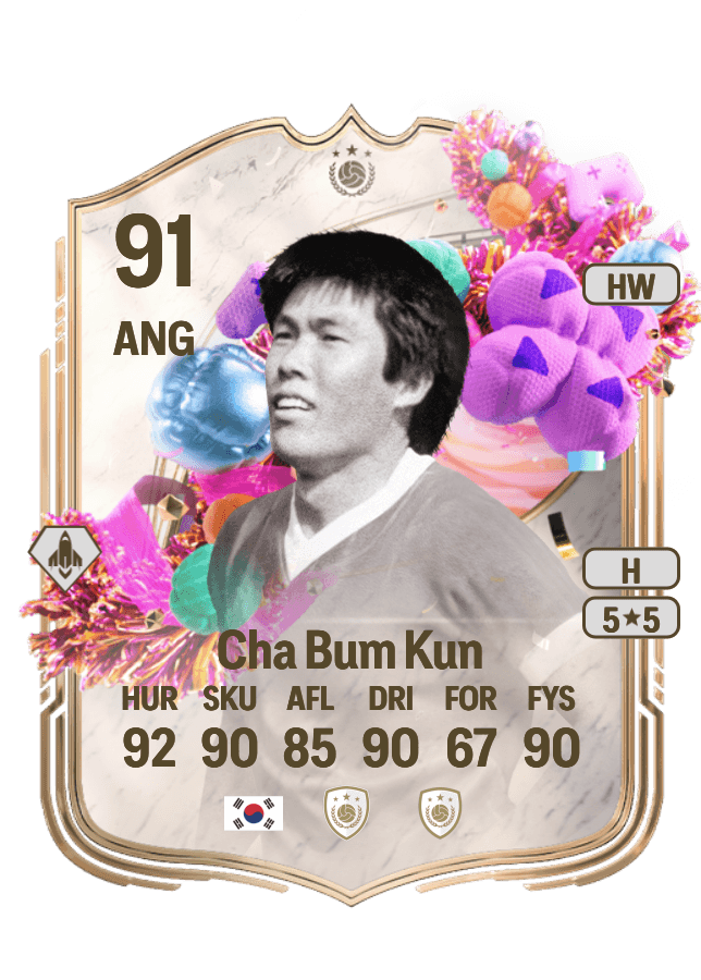 Cha Bum Kun card