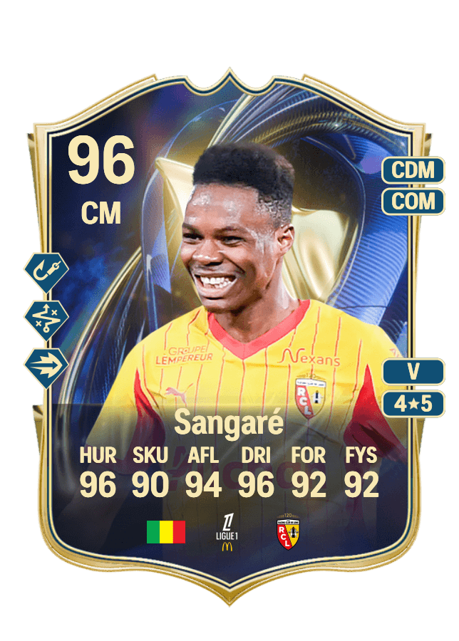 Mamadou Sangaré card