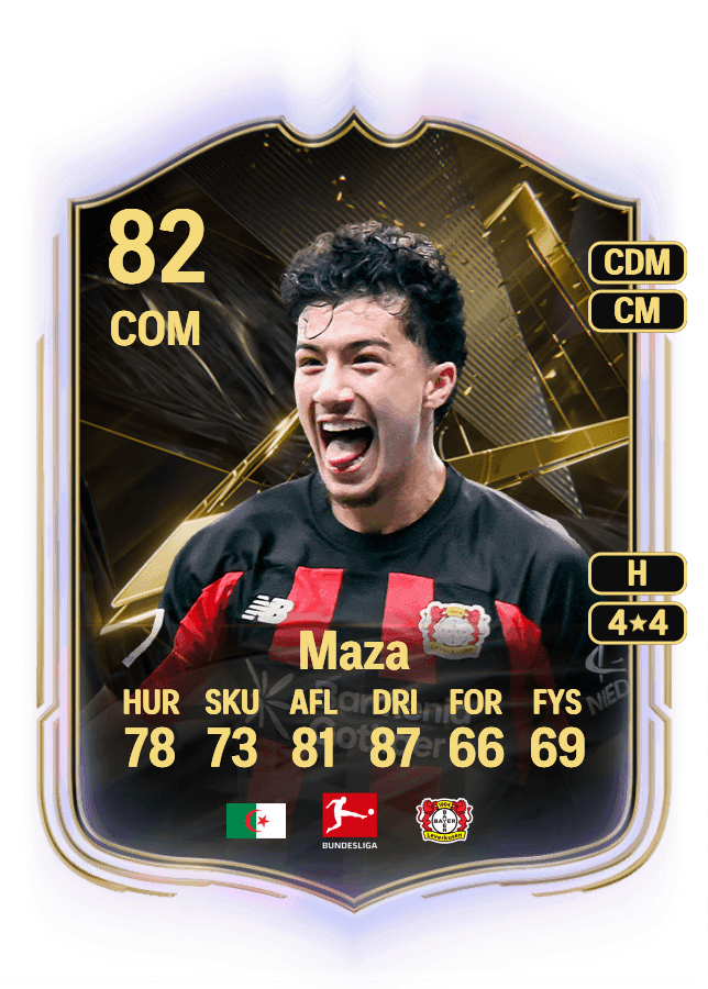 Ibrahim Maza card