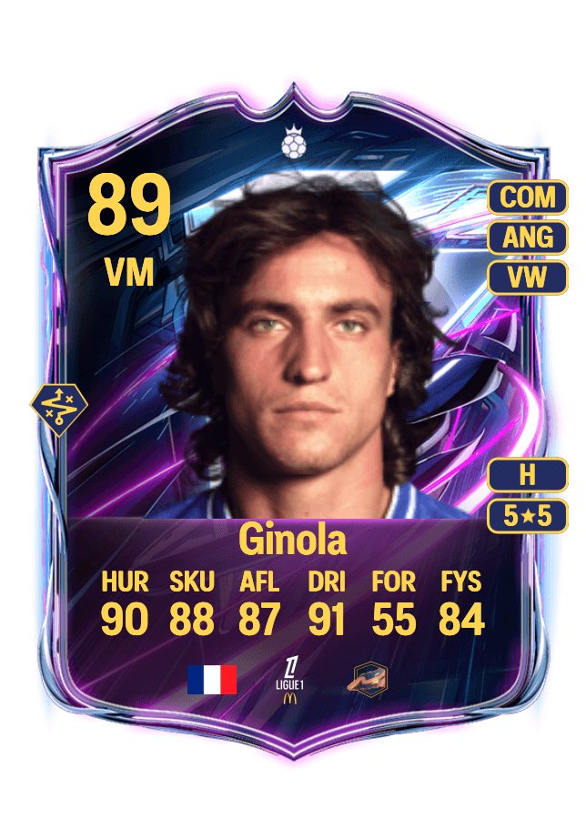David Ginola card