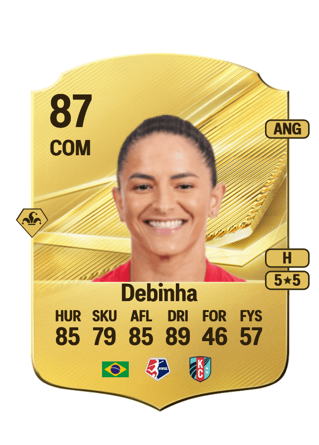 Debinha card