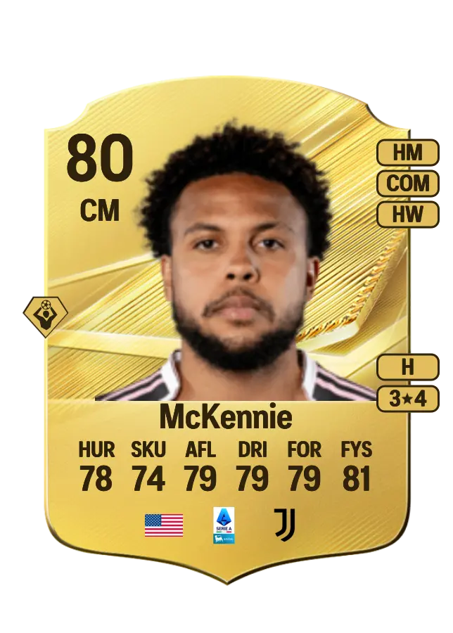 Weston McKennie card