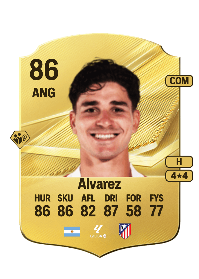 Julián Alvarez card
