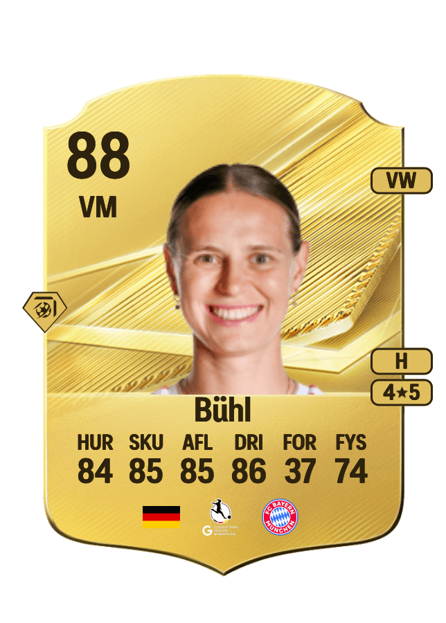 Klara Bühl card