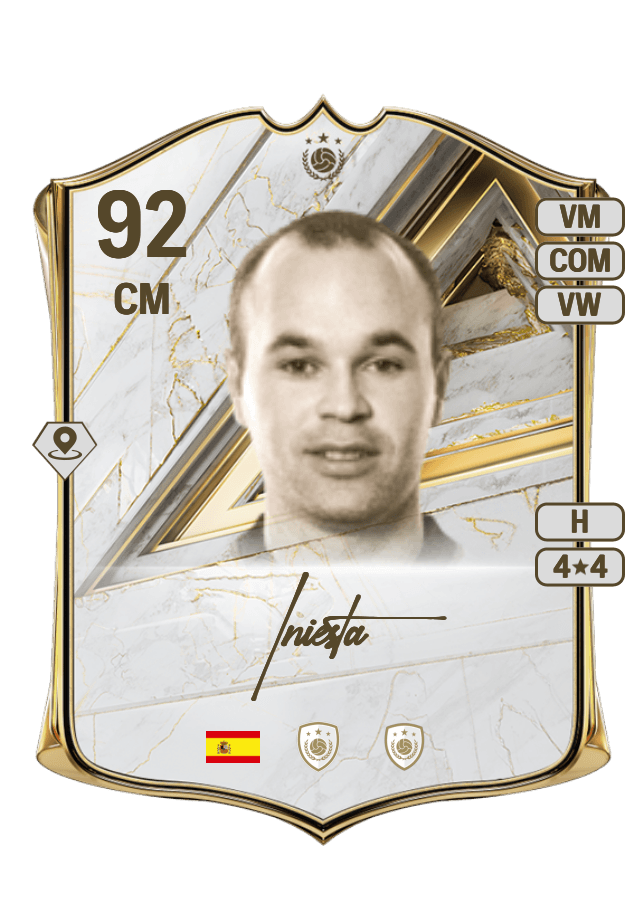 Iniesta card