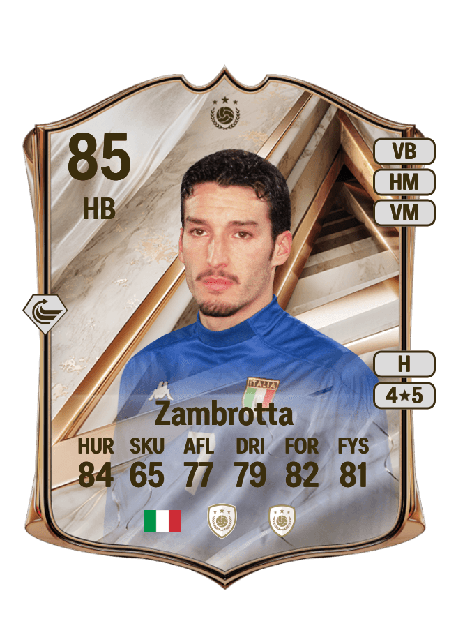 Gianluca Zambrotta card