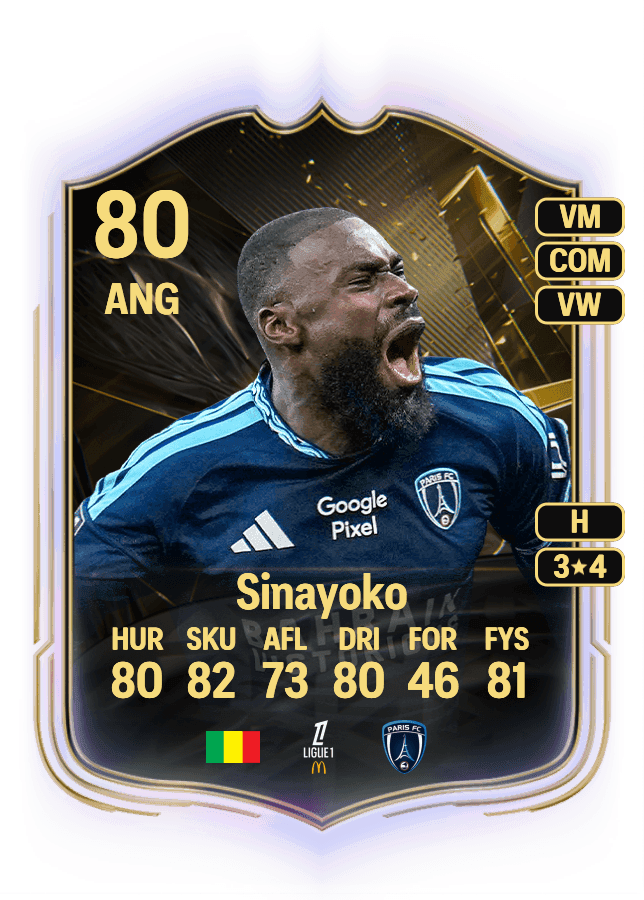 Lassine Sinayoko card
