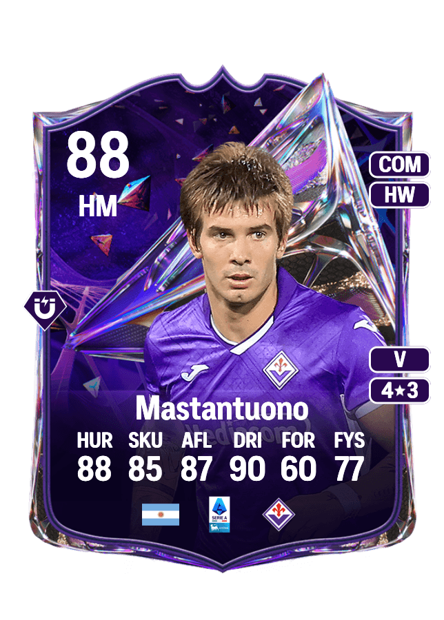 Franco Mastantuono card