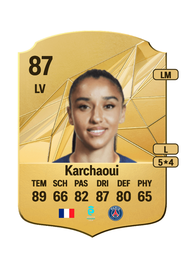 Sakina Karchaoui card