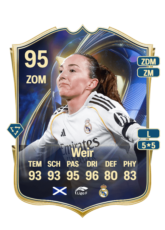 Caroline Weir card