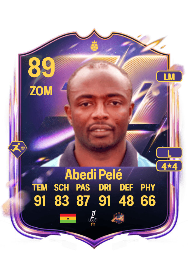 Abedi Pelé card