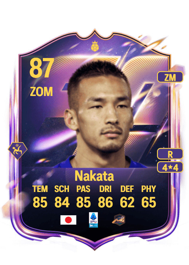 Hidetoshi Nakata card