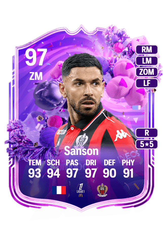 Morgan Sanson card