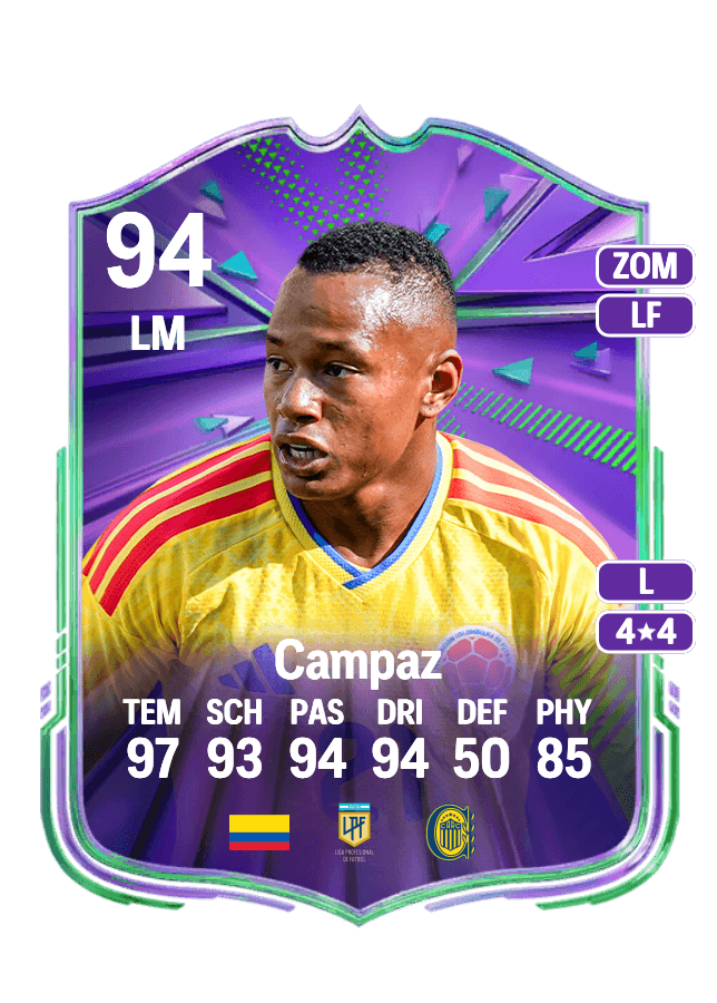 Jaminton Campaz card