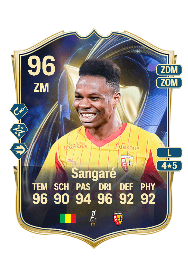 Mamadou Sangaré card