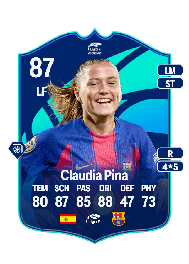 Claudia Pina card