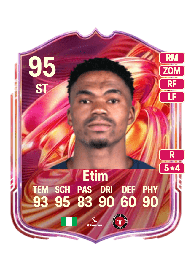 Friday Etim card