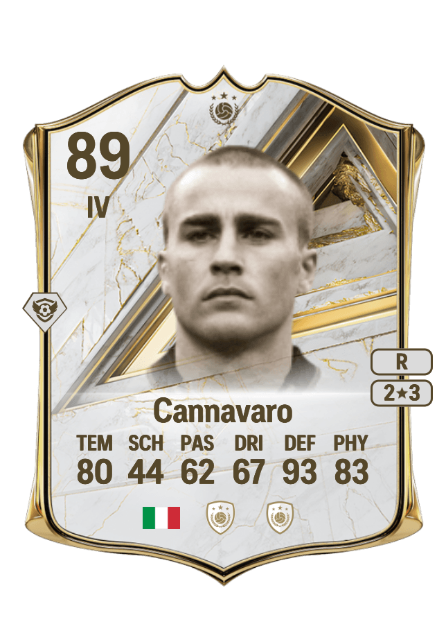 Fabio Cannavaro card