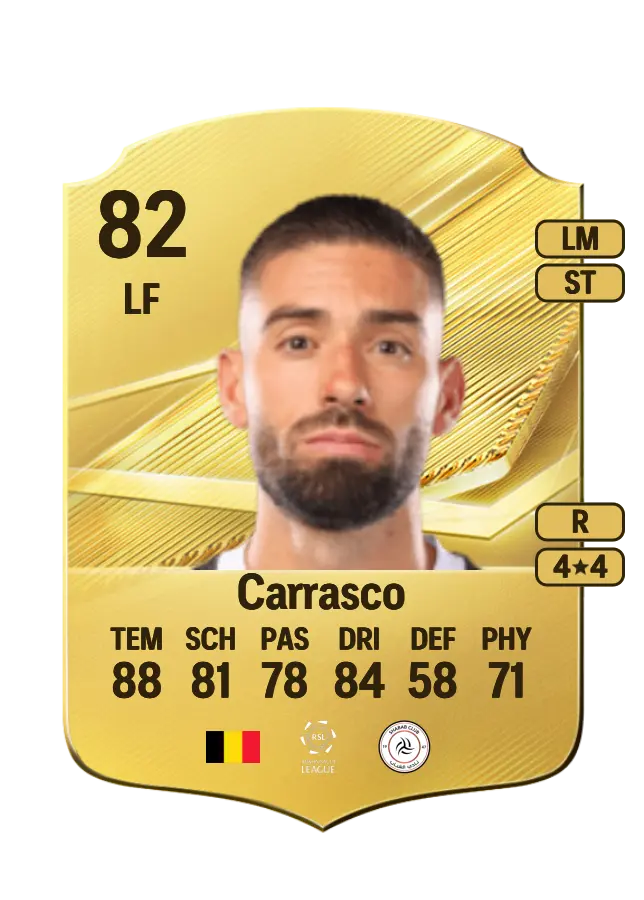 Yannick Carrasco card