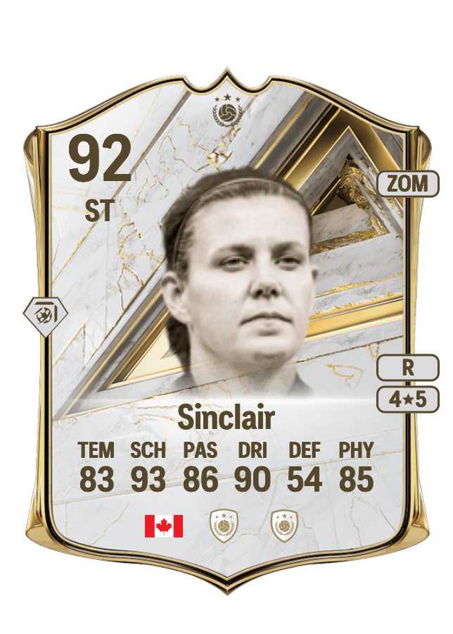 Christine Sinclair card