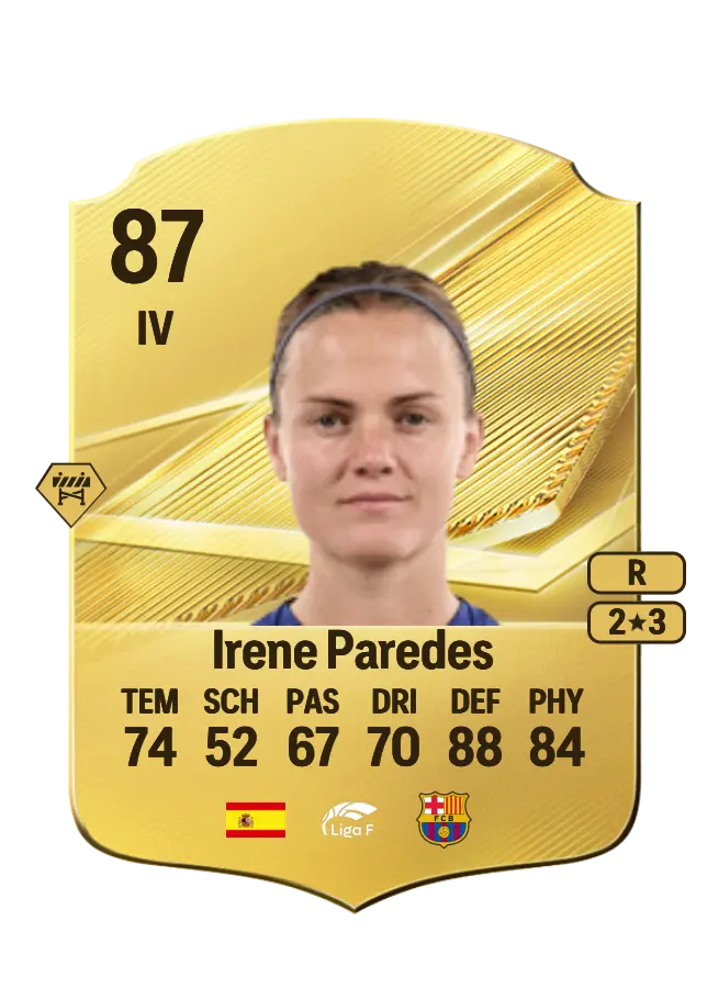 Irene Paredes card