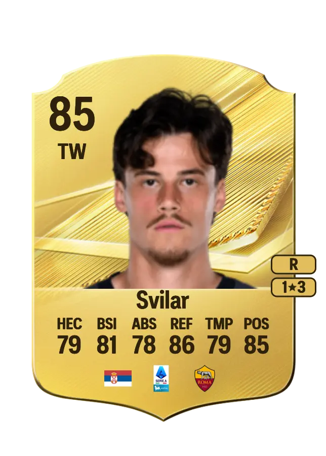 Mile Svilar card