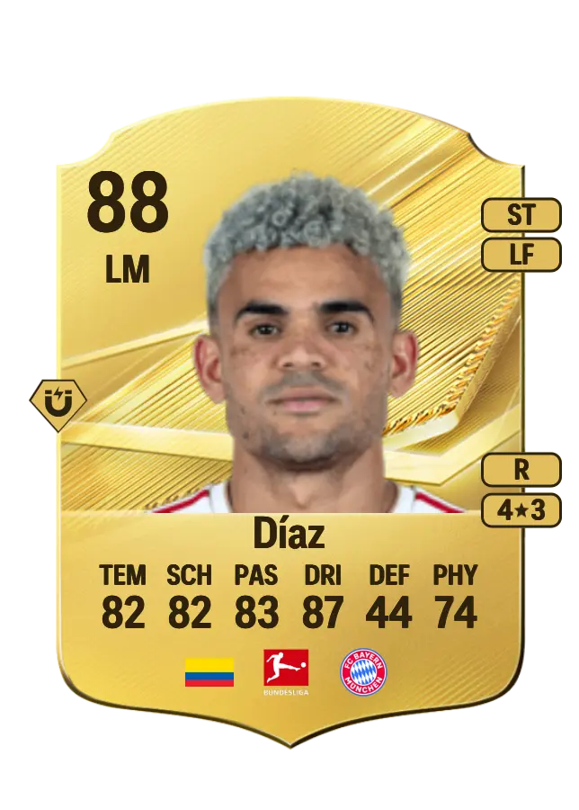 Luis Díaz card