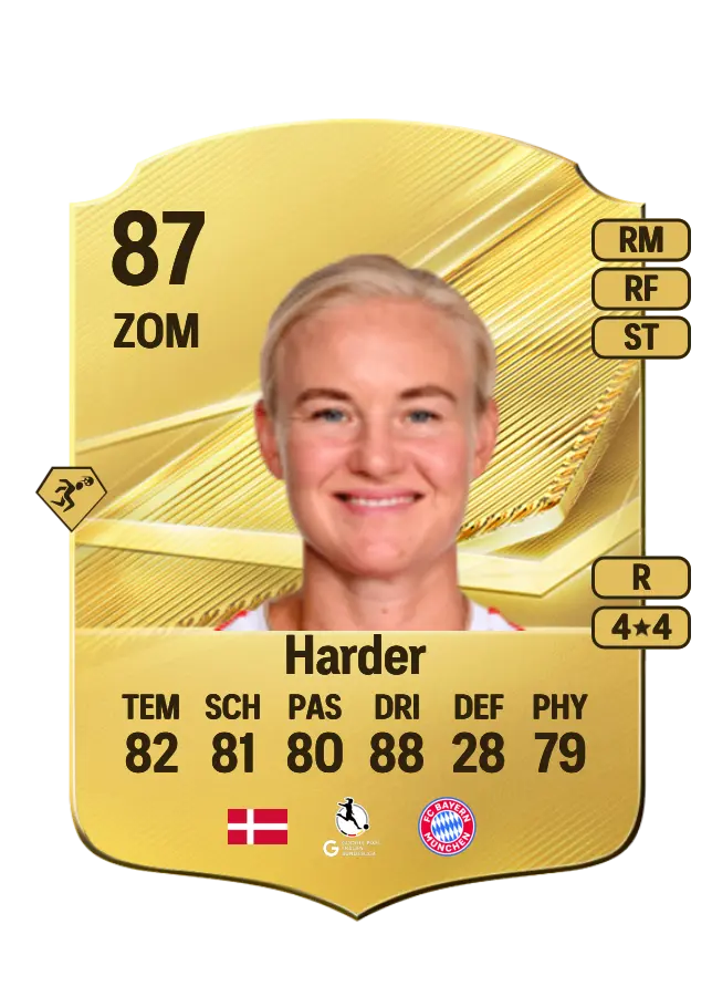 Pernille Harder card