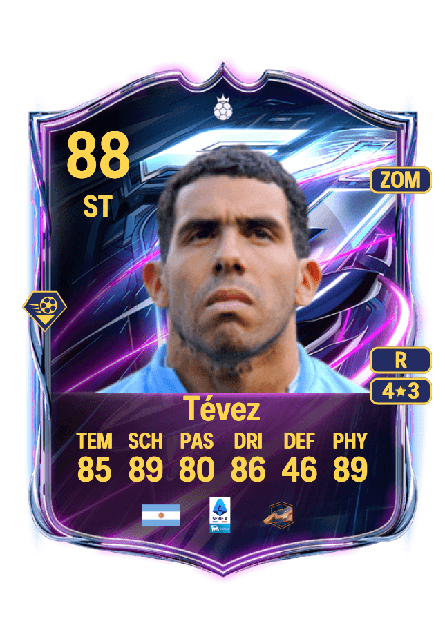 Carlos Tévez card