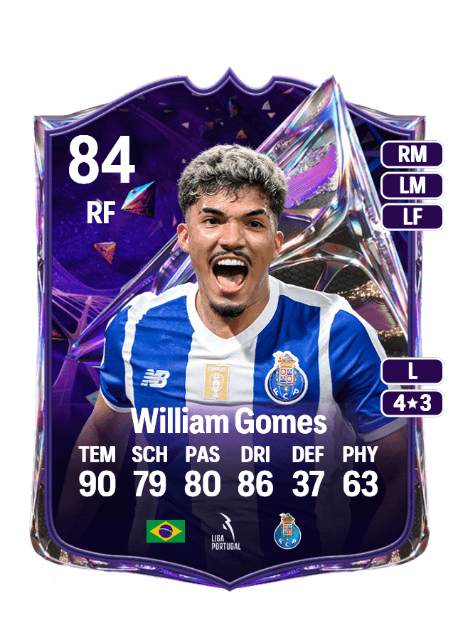 William Gomes card