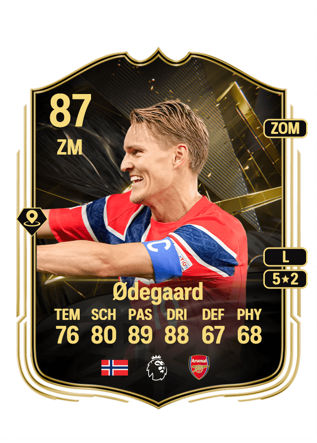 Martin Ødegaard card