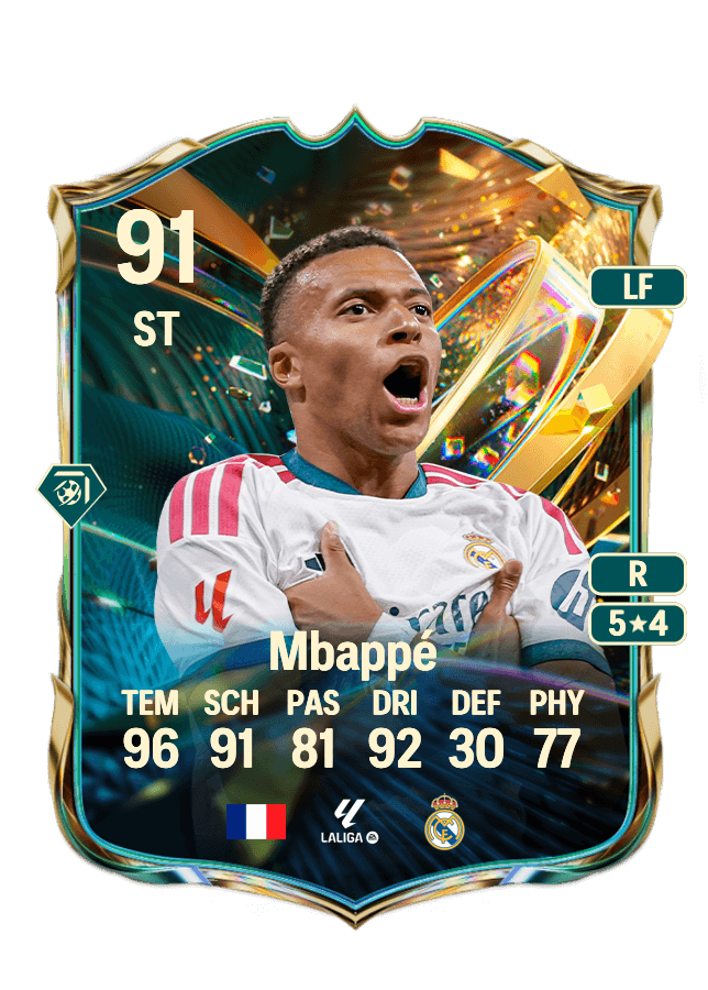 Kylian Mbappé card