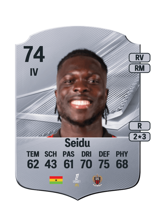 Alidu Seidu card