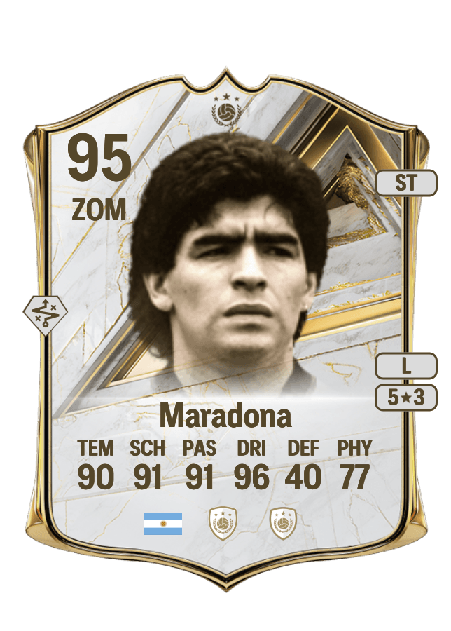 Diego Armando Maradona card