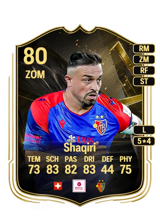 Xherdan Shaqiri card