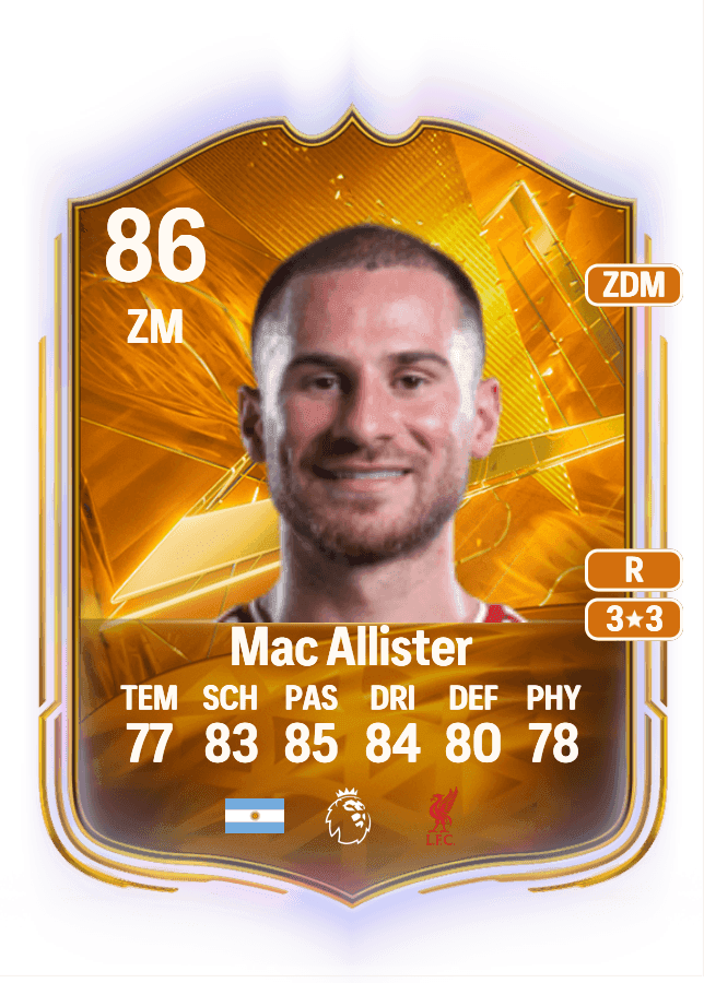 Alexis Mac Allister card