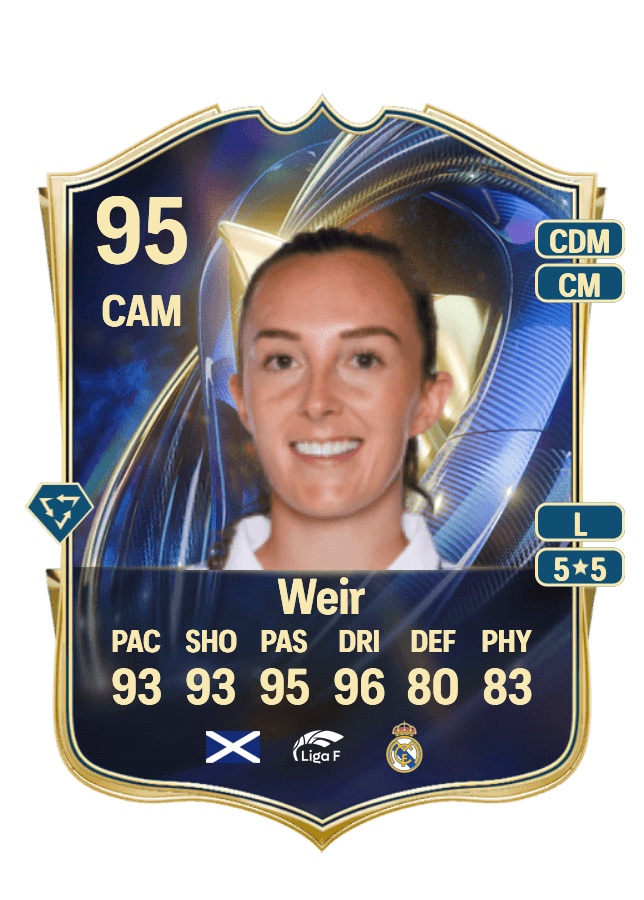 Caroline Weir card
