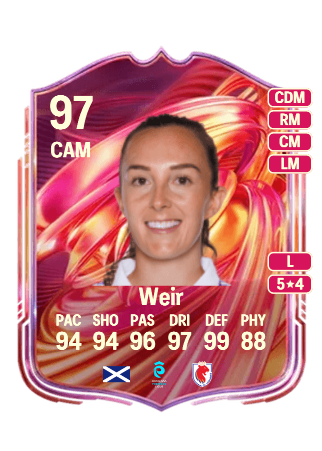 Caroline Weir card