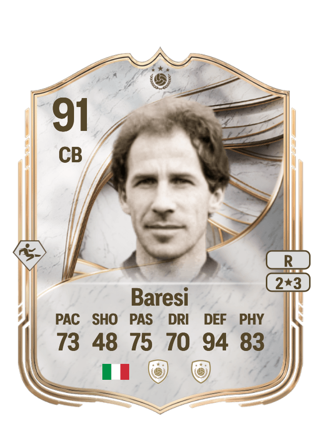 Franco Baresi card