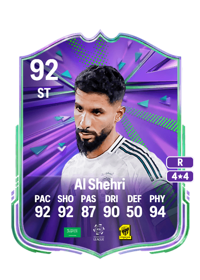 Saleh Al Shehri card