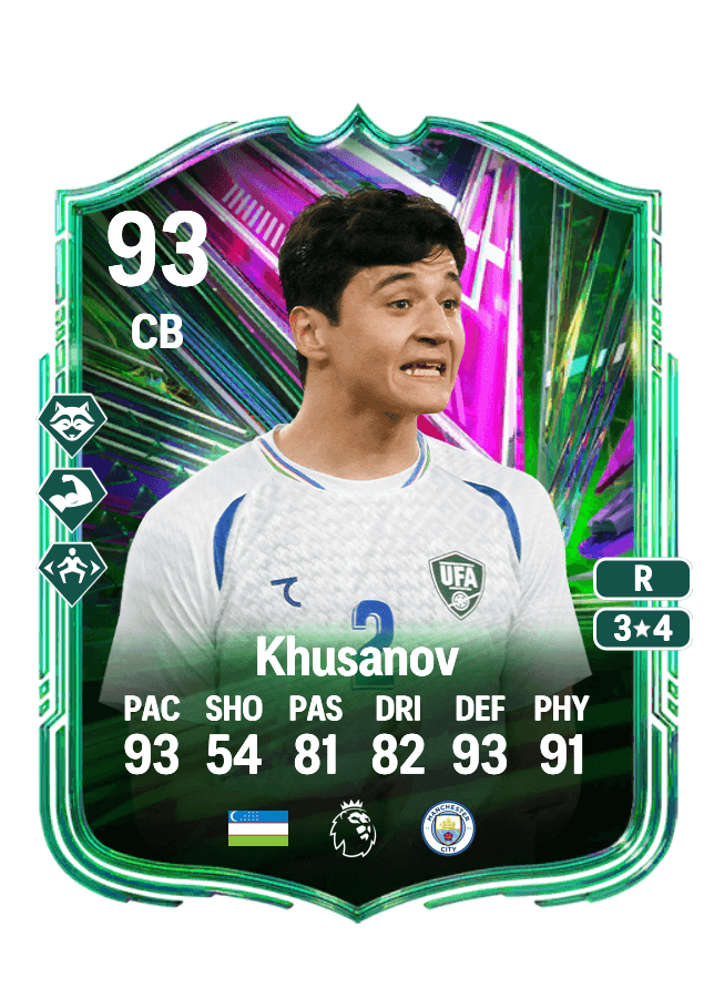 Abdukodir Khusanov card