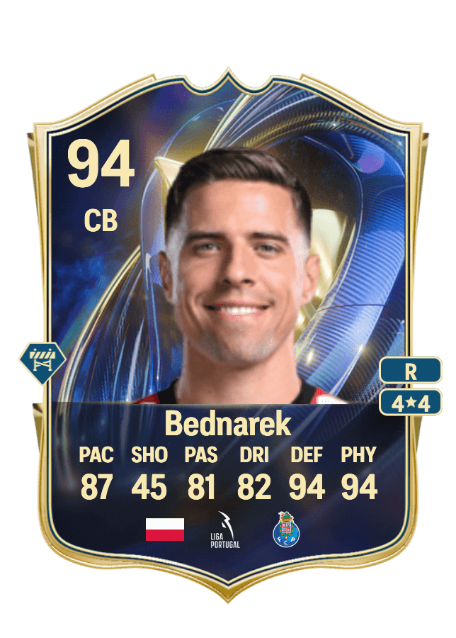 Jan Bednarek card