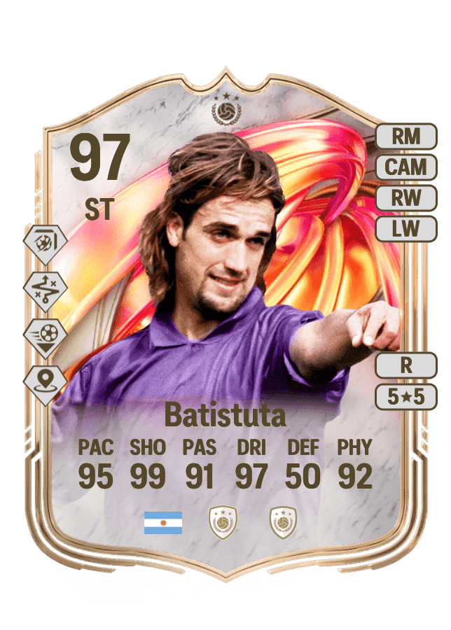 Gabriel Batistuta card