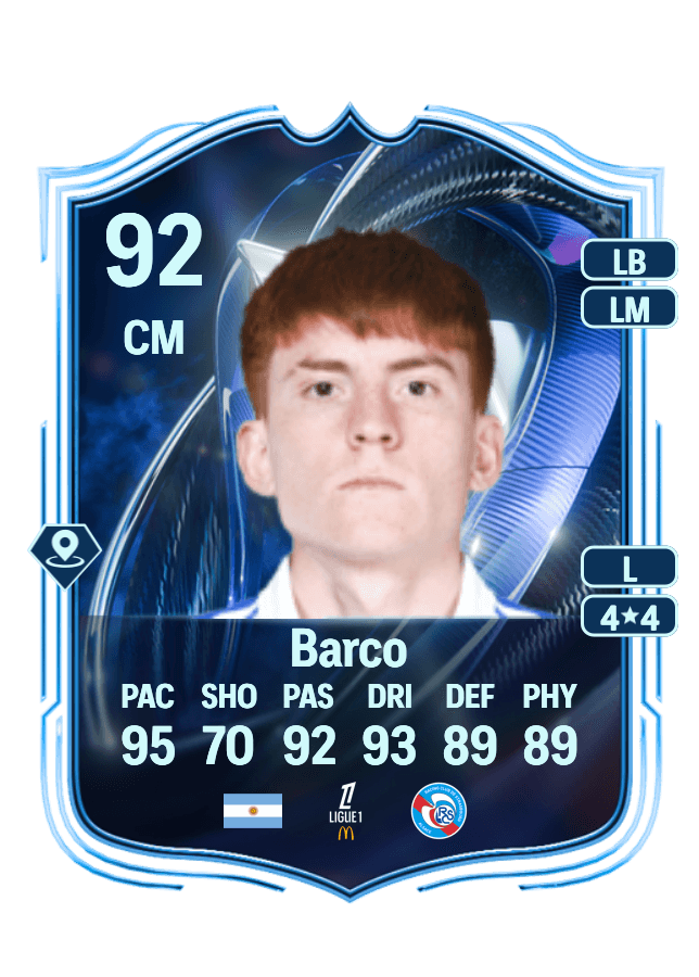 Valentín Barco card