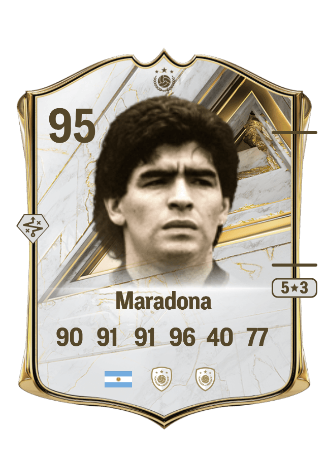 Diego Armando Maradona card